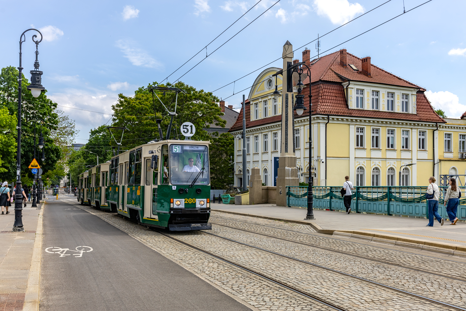 105Na #260+258+259: Poznań, Most Teatralny