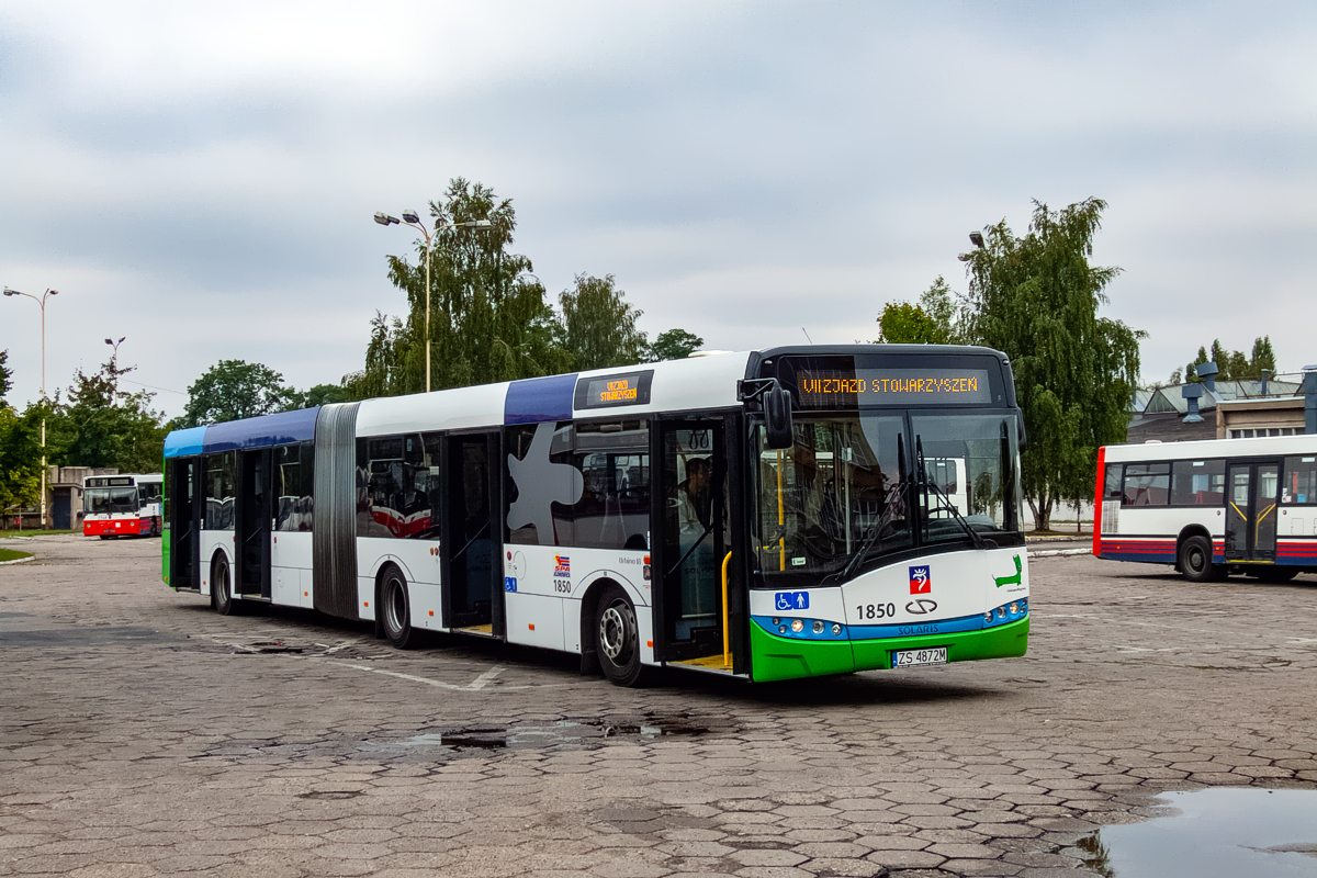 Solaris Urbino 18 #1850: Szczecin, zajezdnia SPA Klonowica