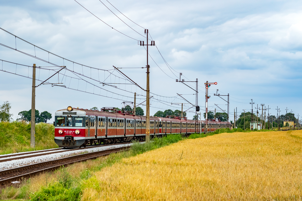 EN57-1124+894+1013: Laski Lubuskie - Radów