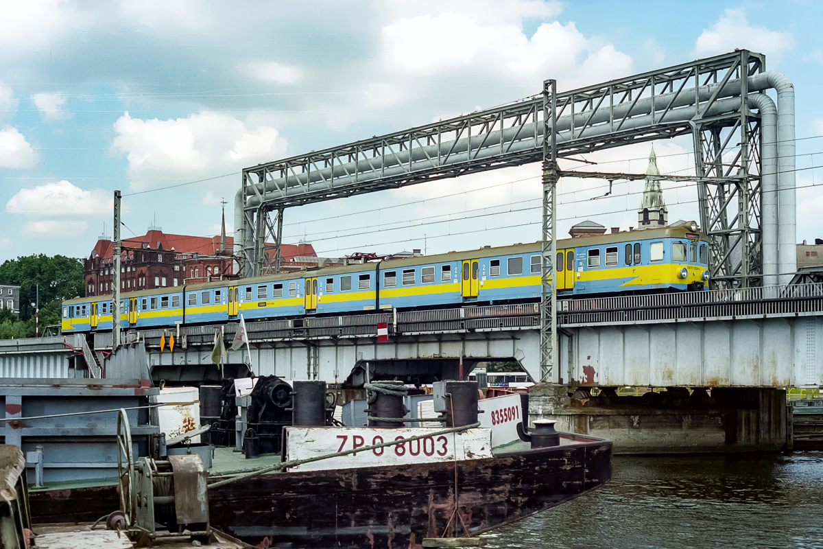 EN57-1258: Szczecin Główny - Szczecin Port Centralny