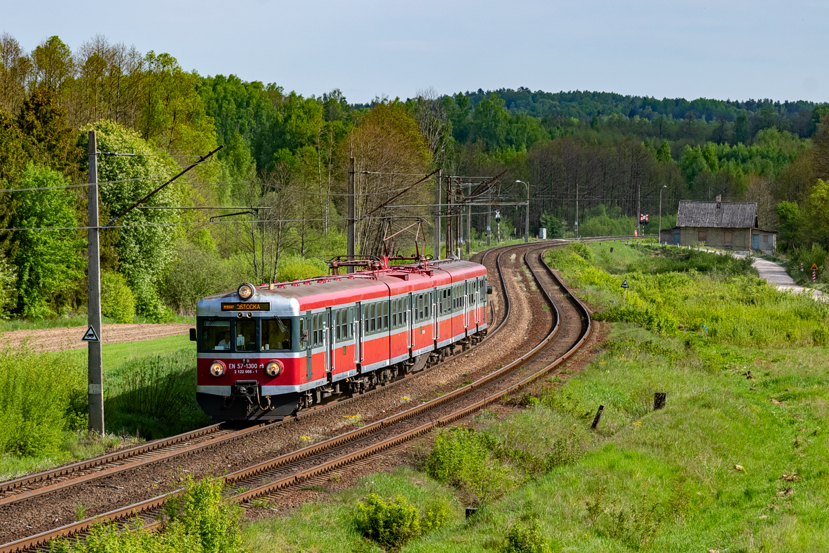 EN57-1300: Czuprynowo - Kuźnica Białostocka