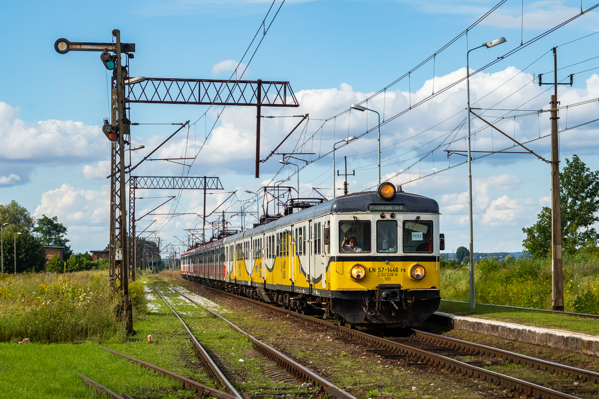 EN57-1446+1779+112: Ługi Górzyckie