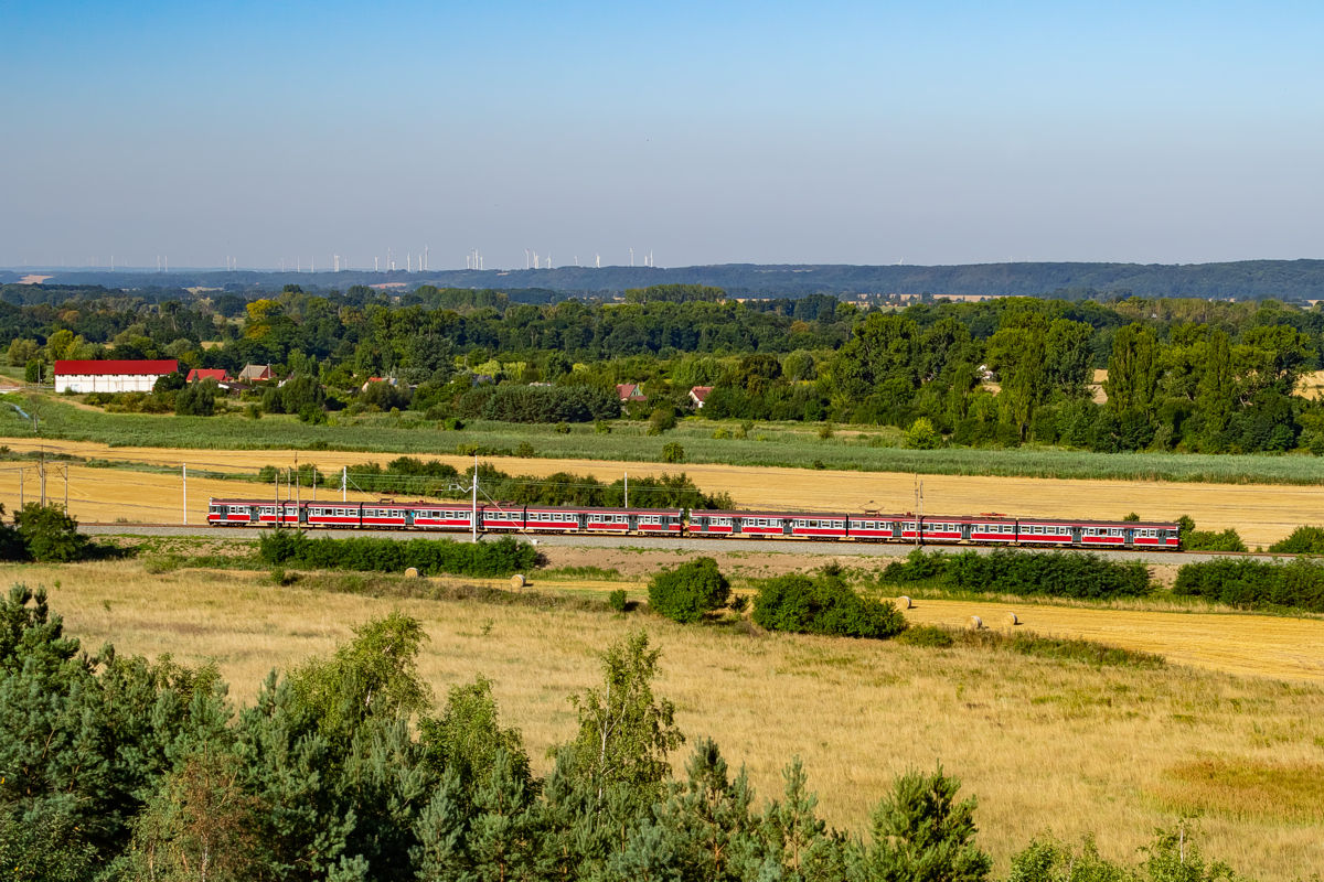 EN57-1537+1384: Górzyca - Ługi Górzyckie