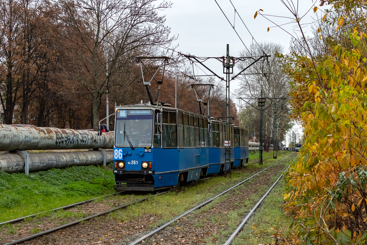 105Na #HZ261+262+263: Kraków, ul. Kocmyrzowska