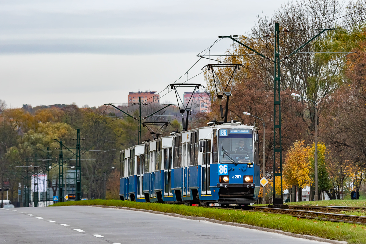 105Na #HZ267+268+269: Kraków, ul. Kocmyrzowska
