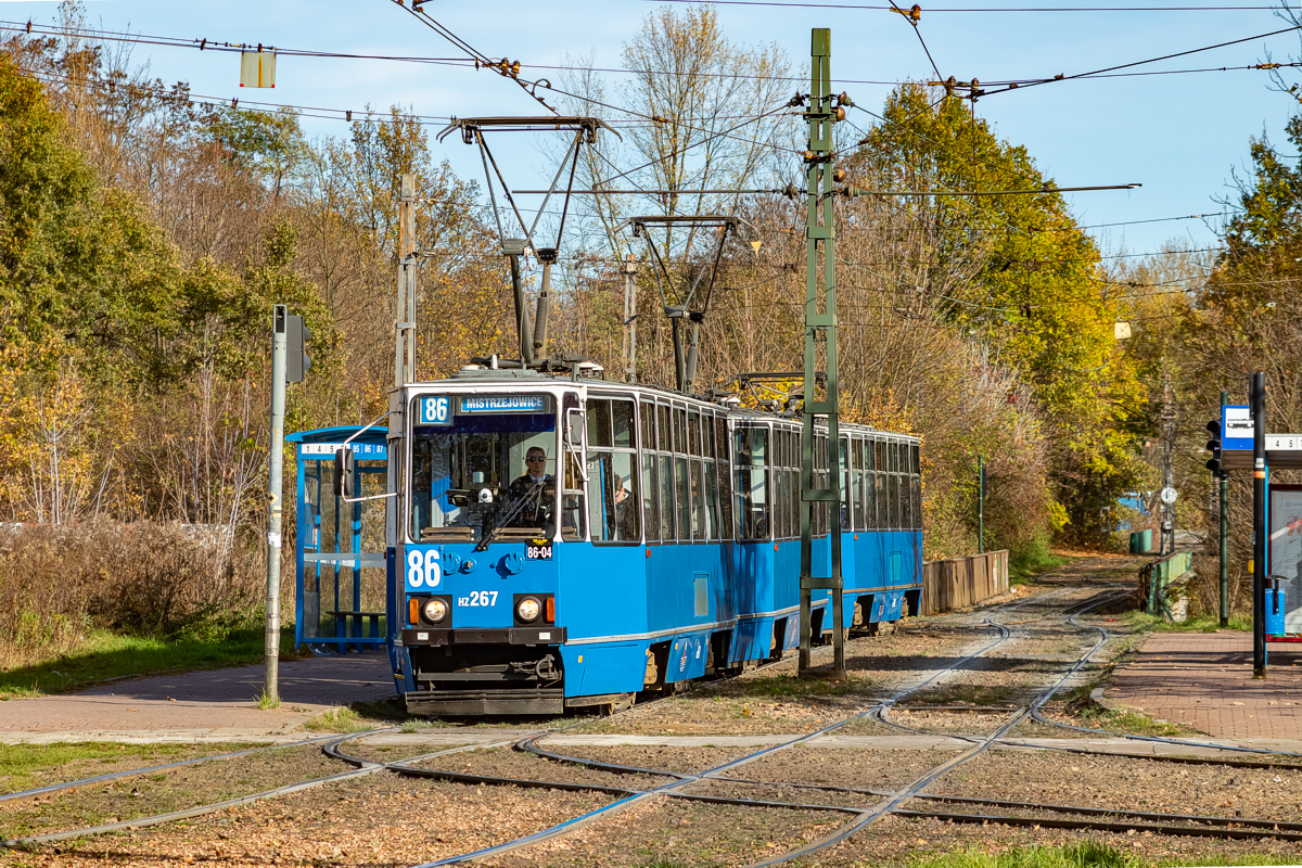 105Na #HZ267+268+269: Kraków, przystanek Wiadukty