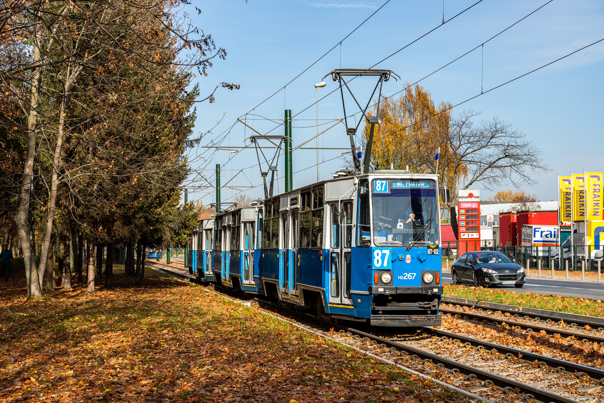 105Na #HZ267+HZ268+HZ269: Kraków, ul. Ujastek