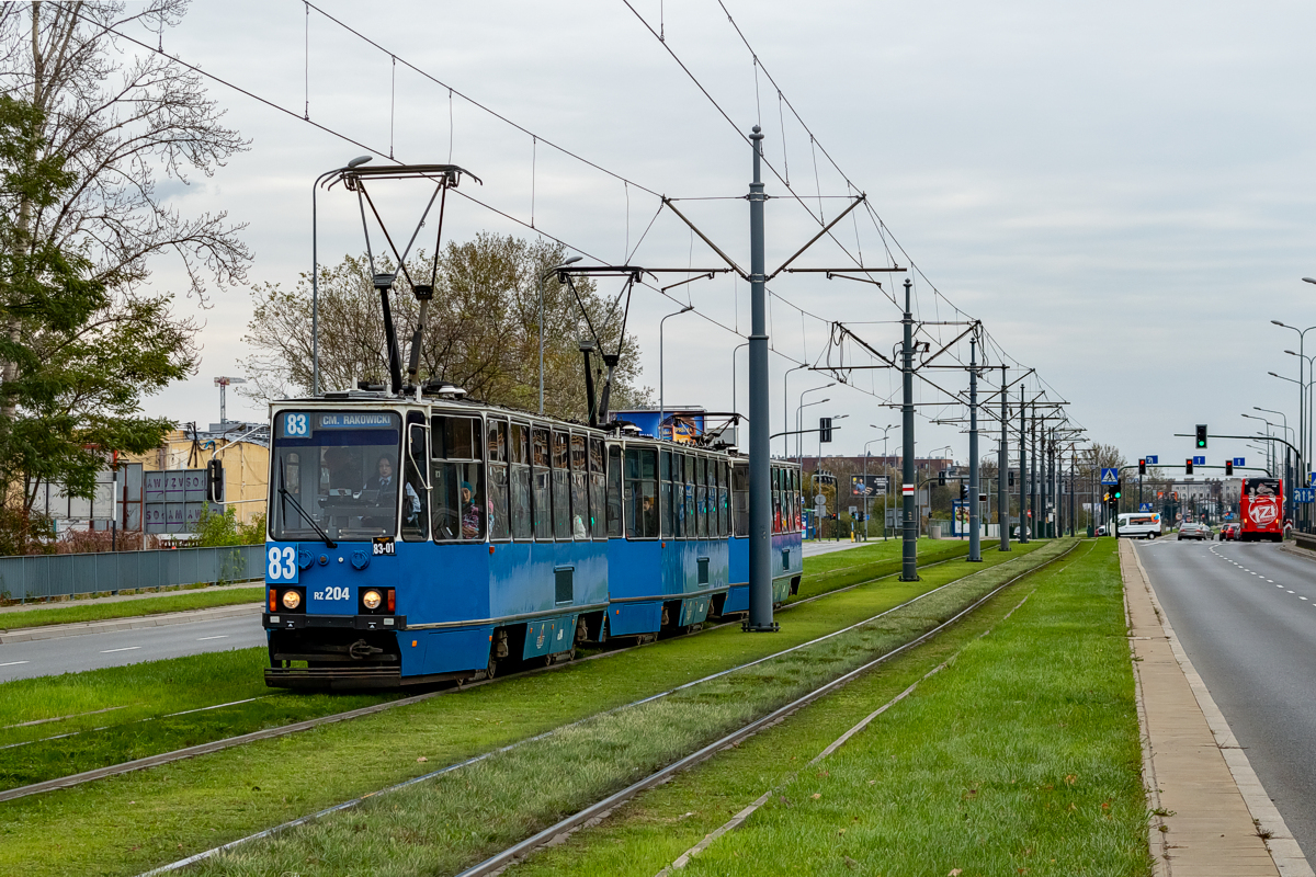 105Na #RZ204+RZ205+RZ206: Kraków, ul. Kuklińskiego