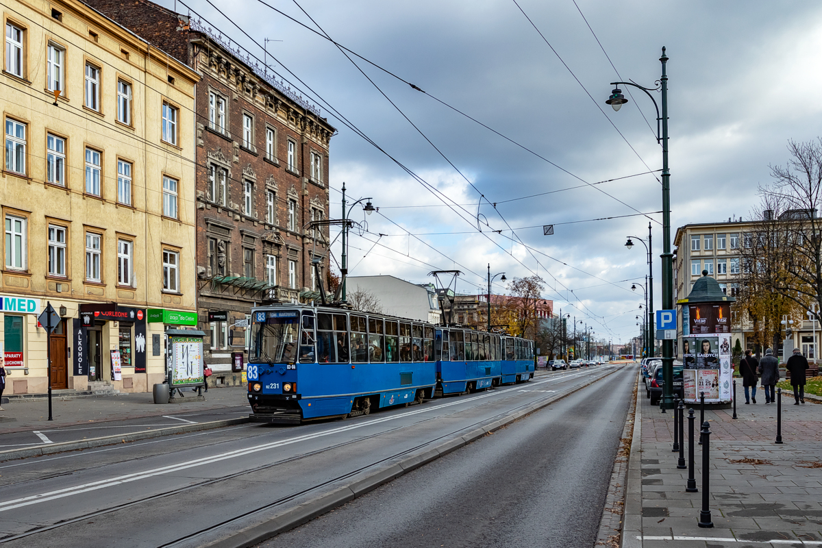 105Na #RZ231+RZ232+RZ233: Kraków, ul. Lubicz
