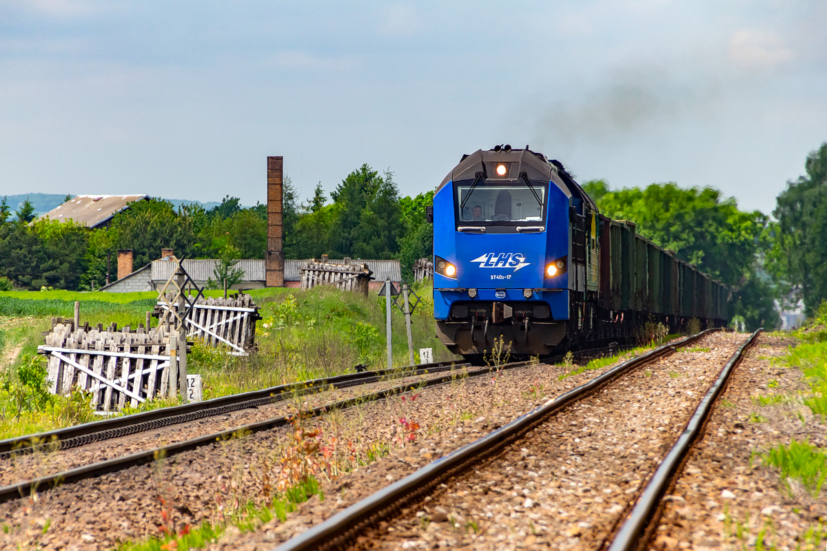 ST40s-17+ST44-2045: Werbkowice - Hrubieszów LHS