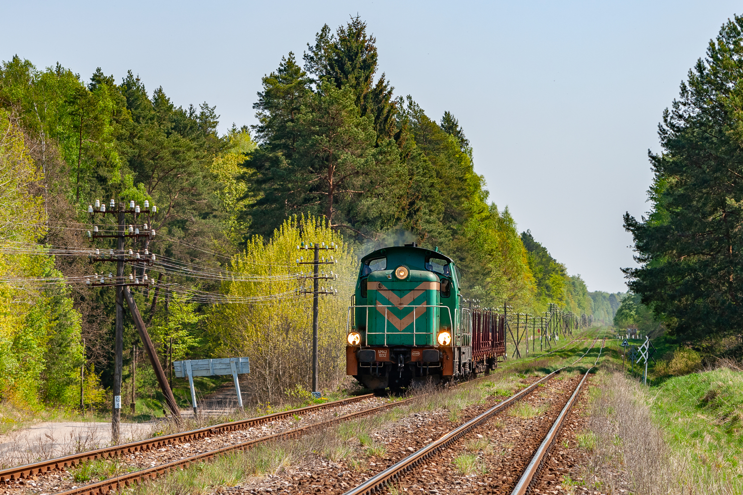 SM42-1032: Żelisławie Pomorskie - Bobrowo Pomorskie