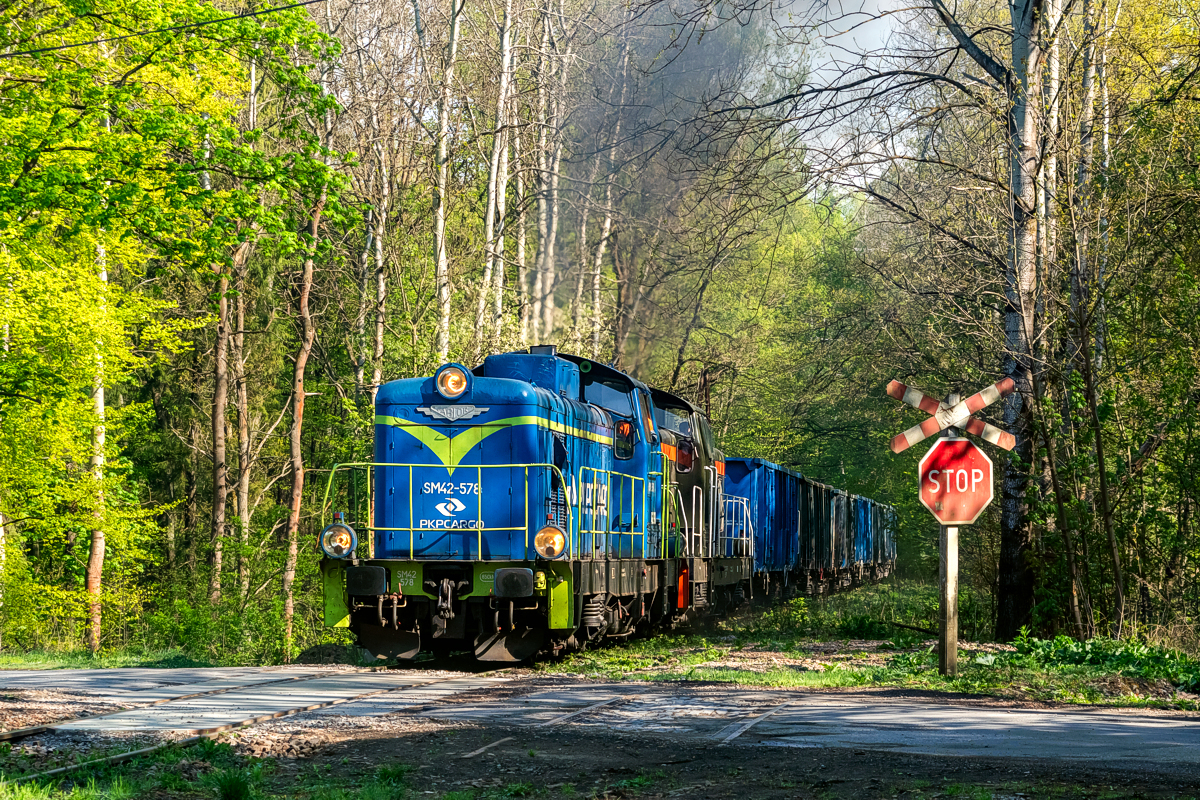 SM42-578+1031: Krzeszowice - Zalas