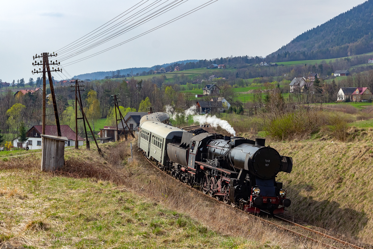 Ty42-107: Męcina Podgórze - Męcina