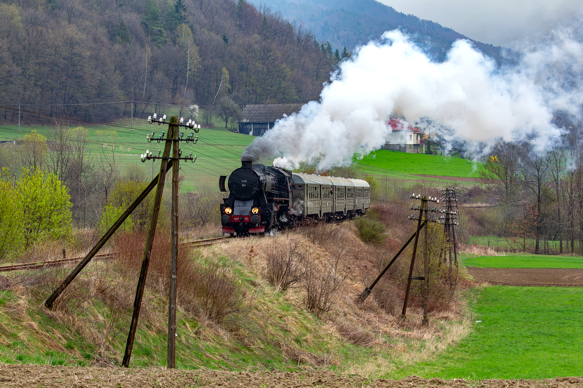 Ty42-107: Męcina - Męcina Podgórze