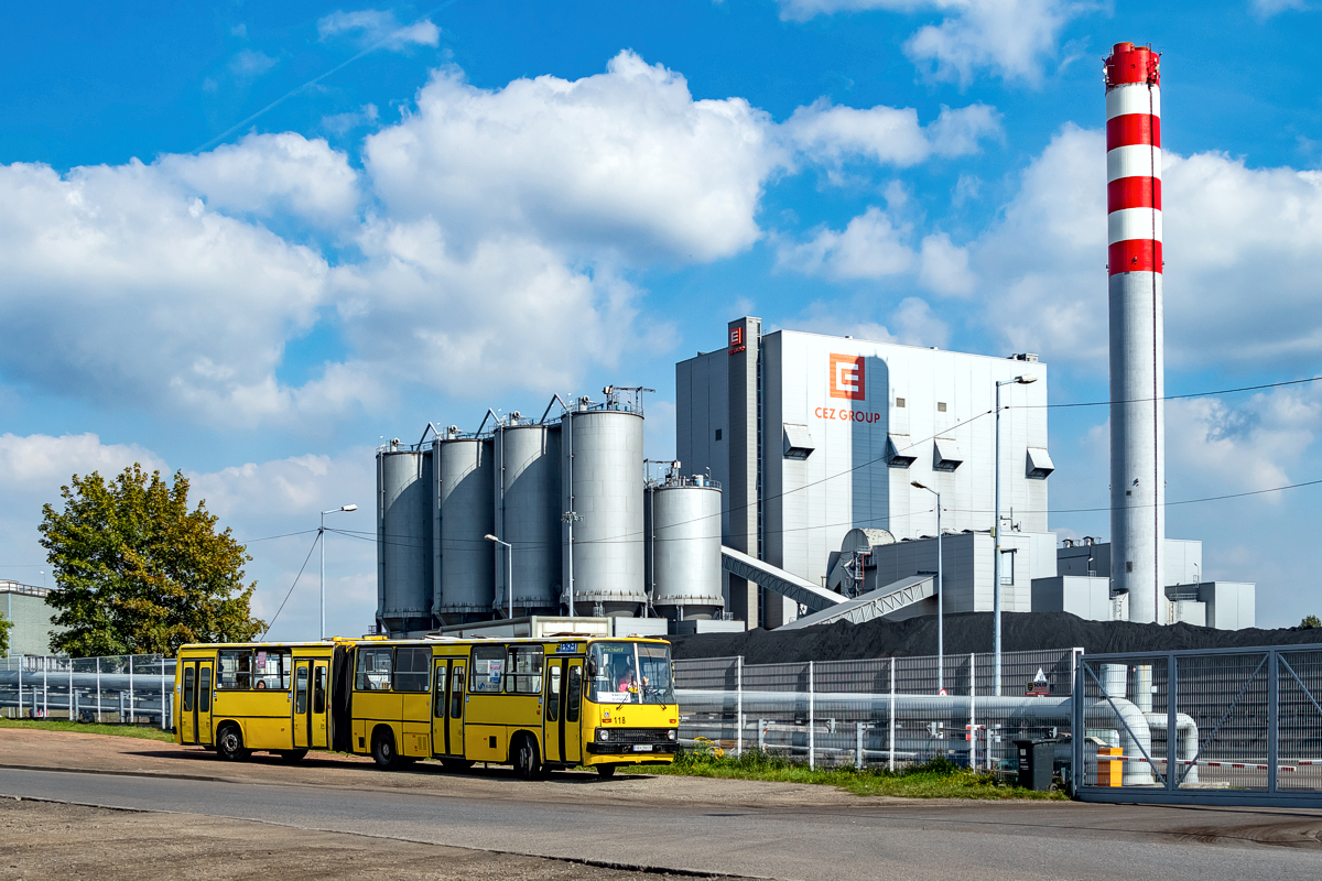 Ikarus 280.70E #118: Chorzów, ul. Poznańska