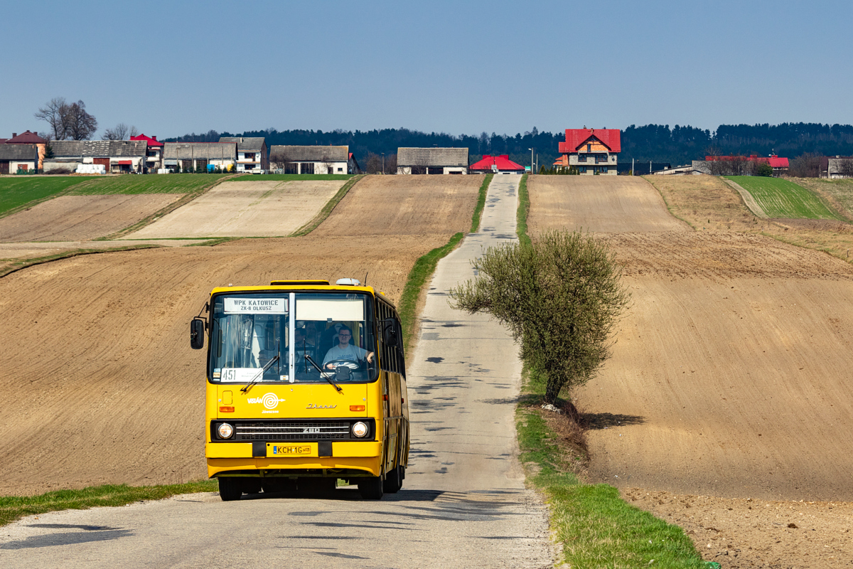 Ikarus 280.26 #4387: Zadole Kosmolowskie 