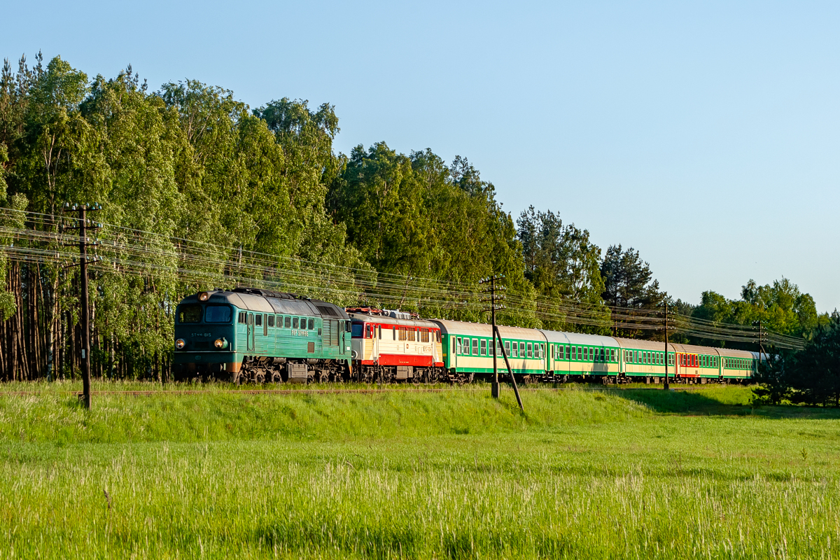ST44-815+EP07-1064: Czarne Małe - Łubowo