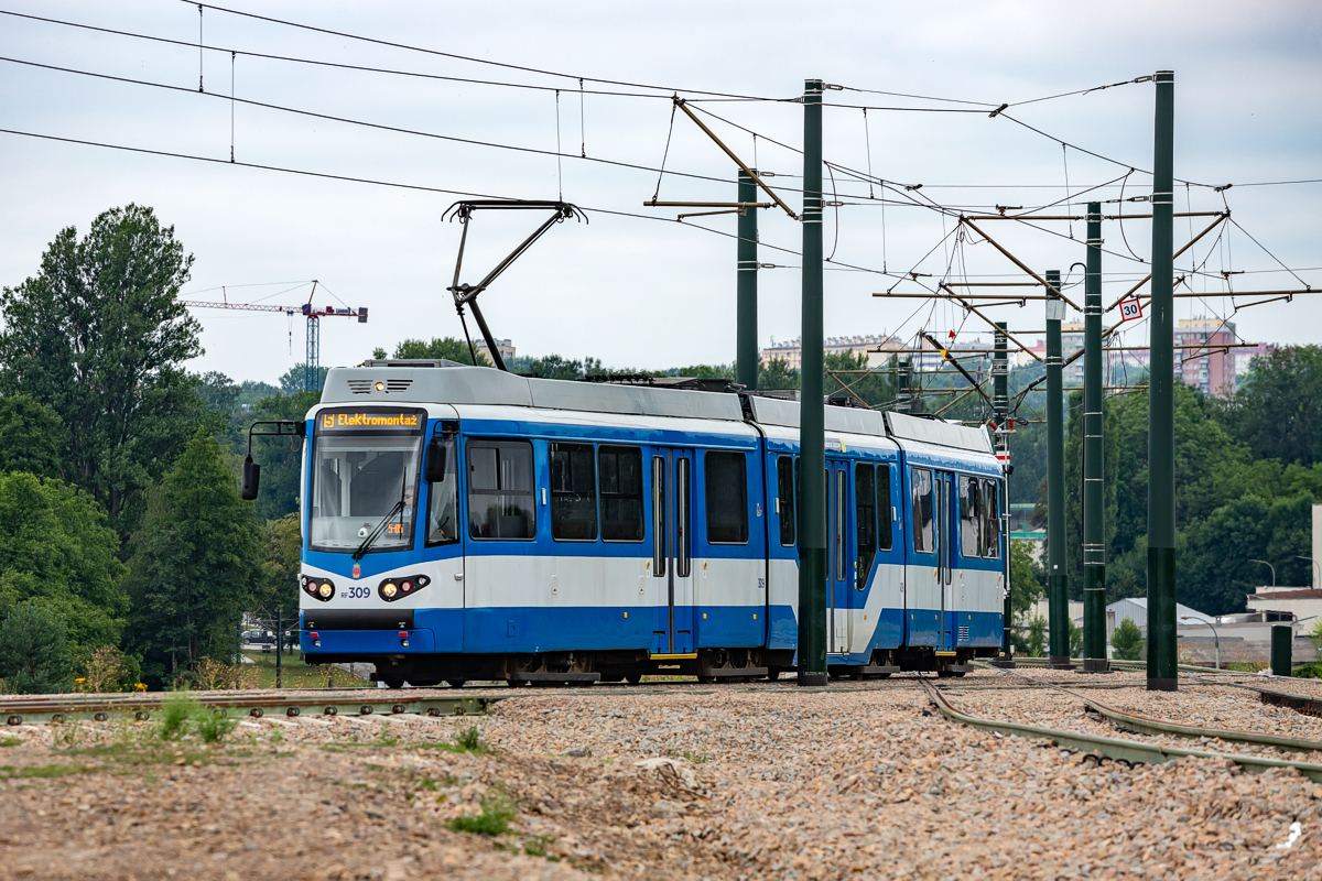 GT8S #RF309: Kraków, ul. Łowińskiego