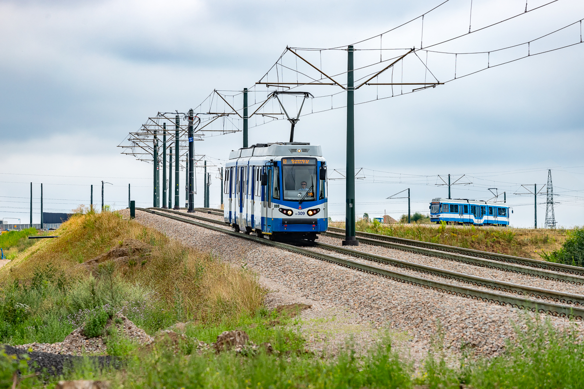 GT8S #RF309: Kraków, ul. Kocmyrzowska