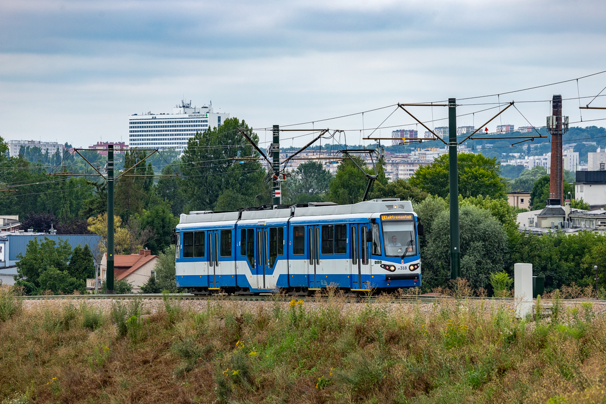 GT8S #RF318: Kraków, ul. Kocmyrzowska