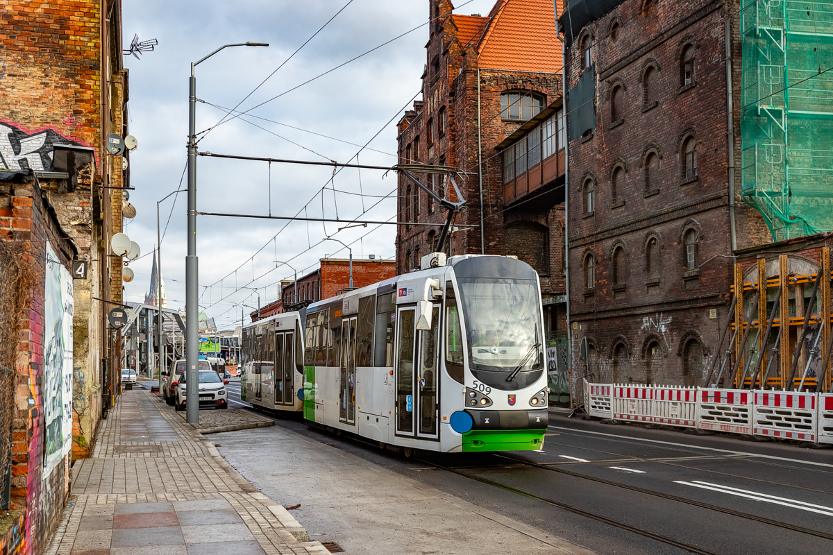 105N/S/HF10AC #509+510: Szczecin, ul. Kolumba