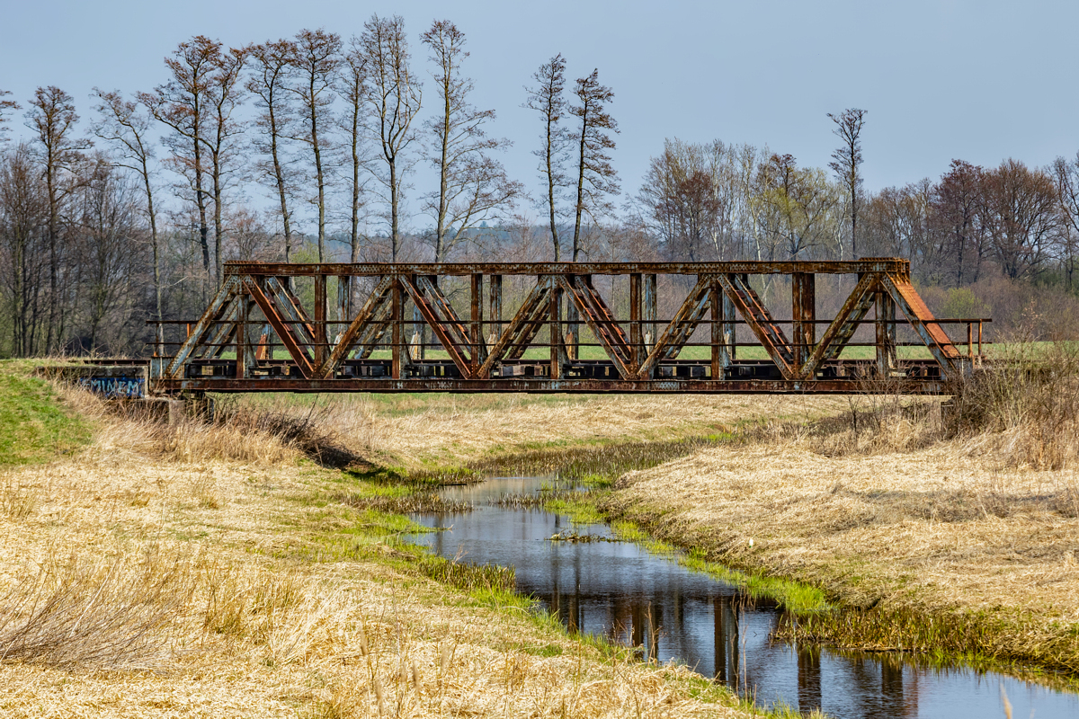 Mędrzechów - Dąbrówki Breńskie - most na Żabnicy