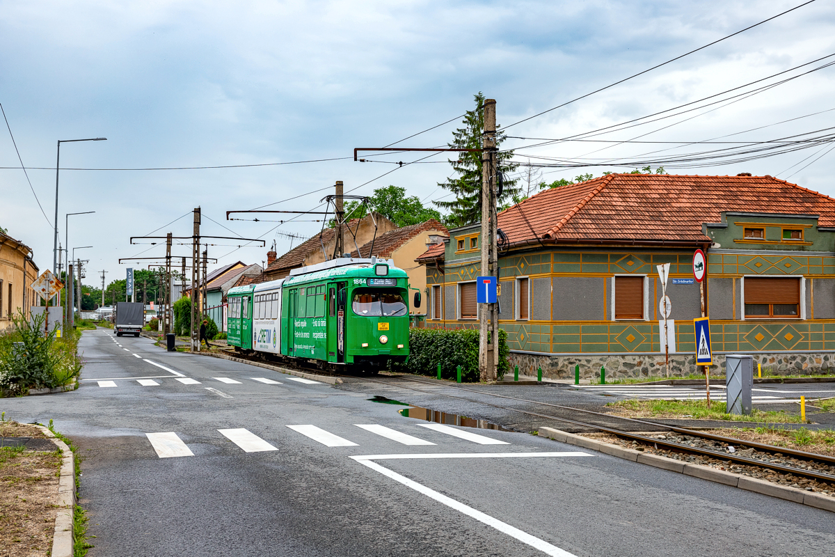 GT8 #1864: Arad, Strada Dunării