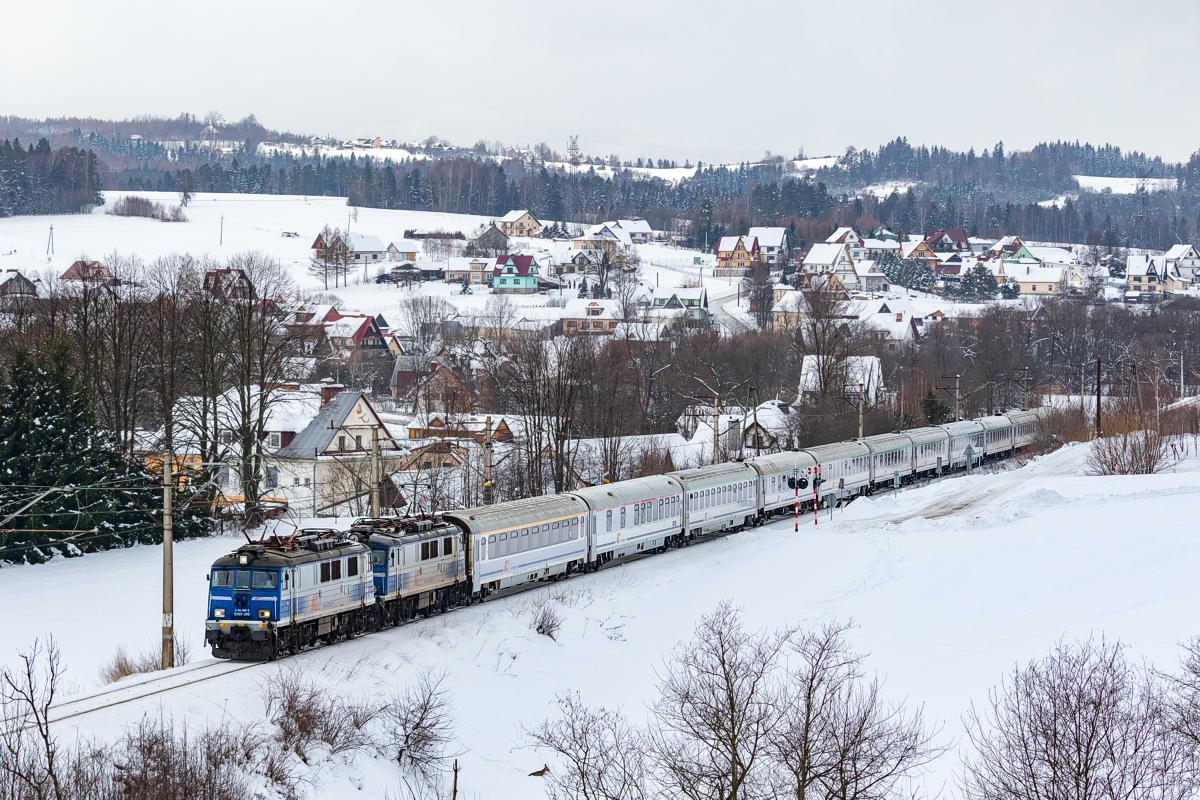EU07-305+377: Skawa Środkowa - Chabówka
