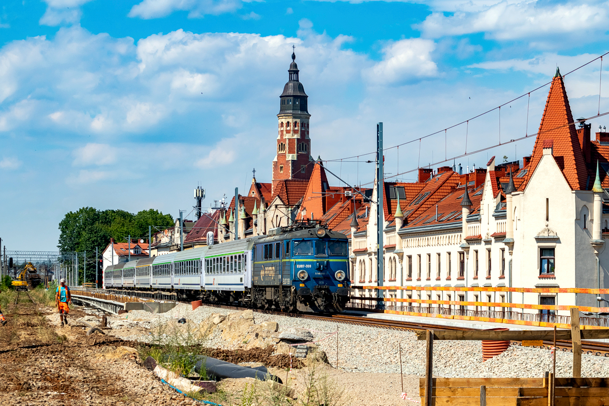 EU07-359: Kraków Główny - Kraków Zabłocie