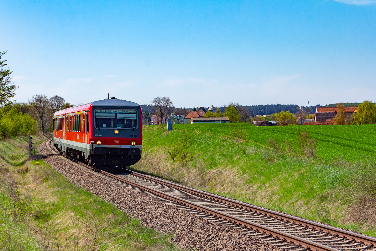 VT628 651: Tantow - Szczecin Gumieńce