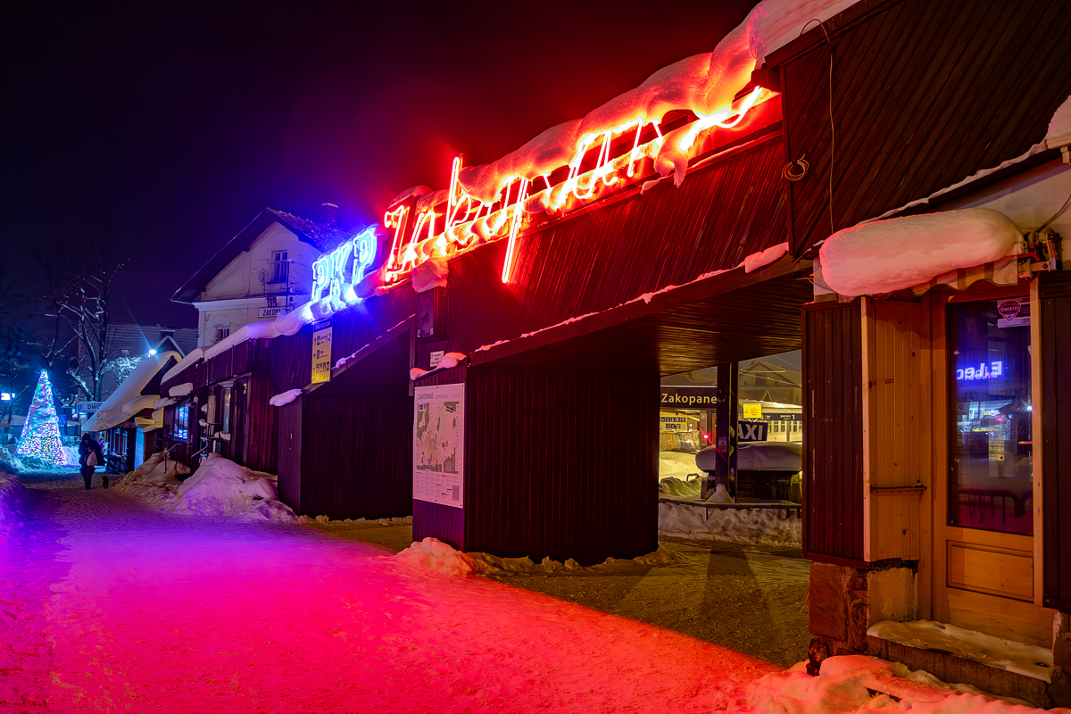 Zakopane - neon