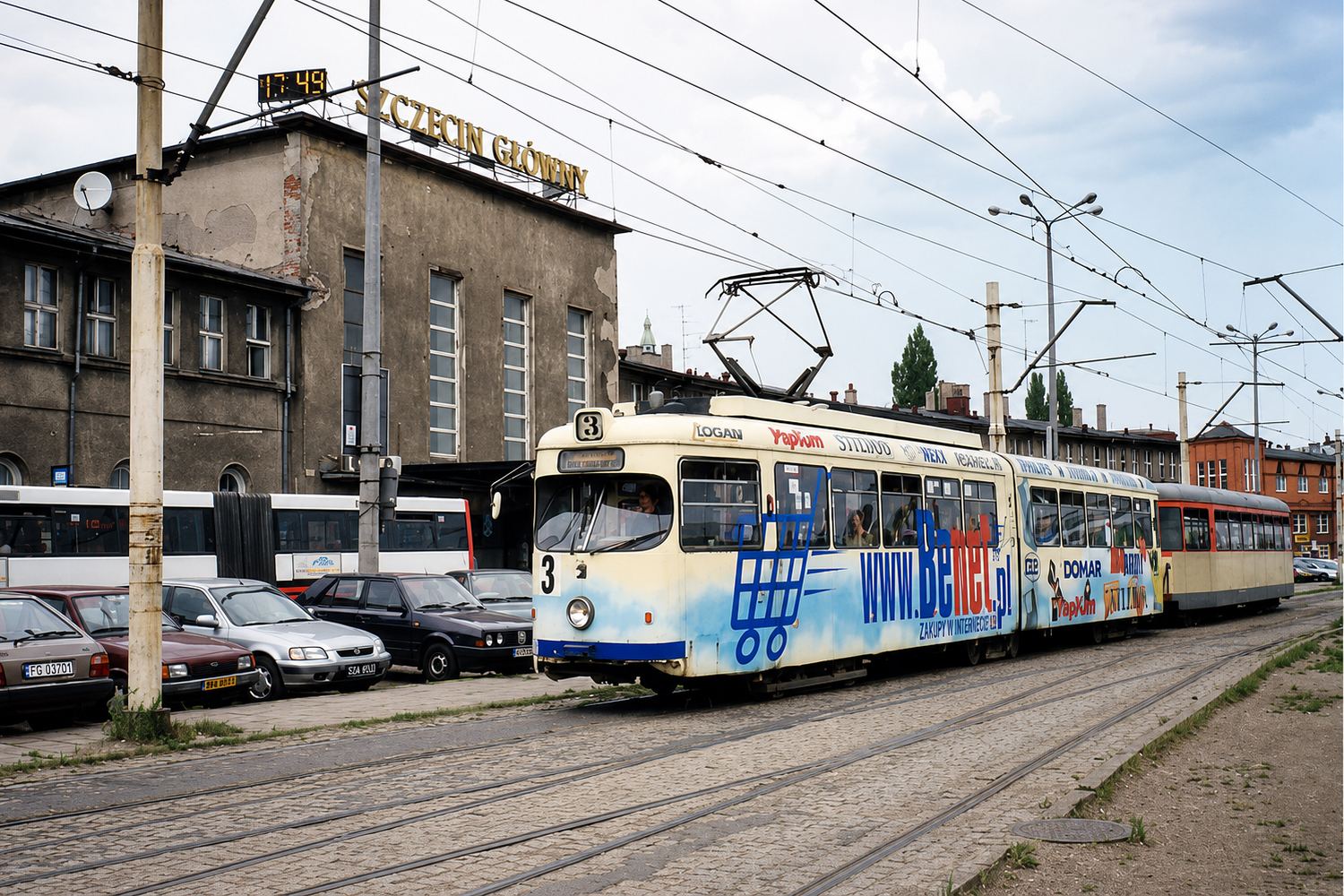GT6 #508+551: Szczecin, Dworzec Główny PKP