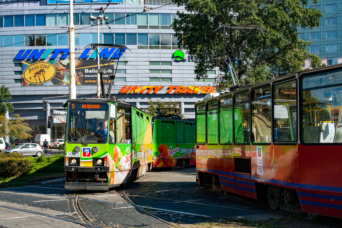105Ng/S #1005+1006: Szczecin, Pl. Rodła 
