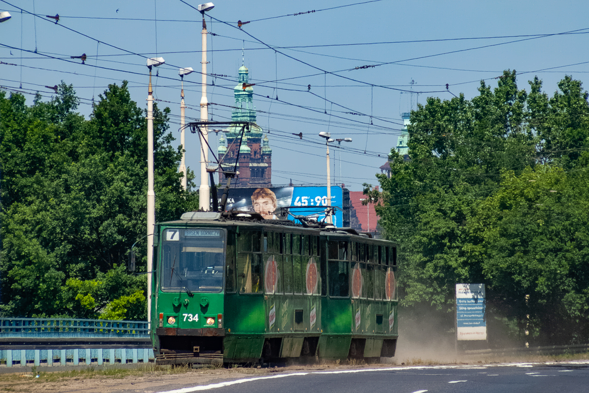 105Na #734+733: Szczecin, Most Portowy 