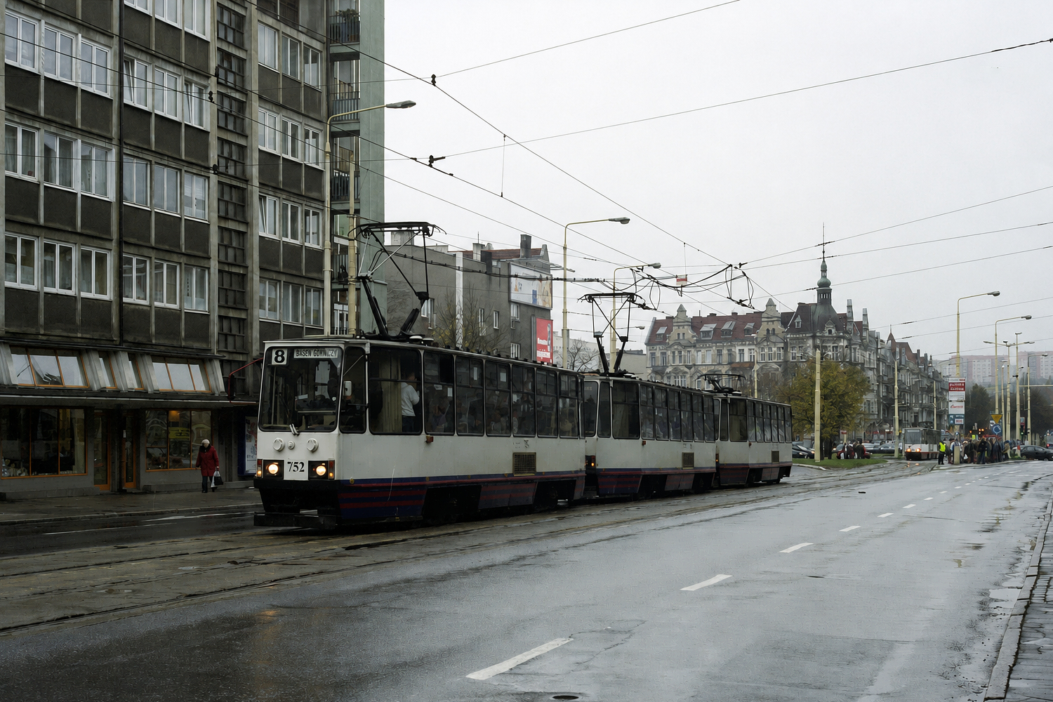 105Na #752+738+751: Szczecin, ul. Krzywoustego