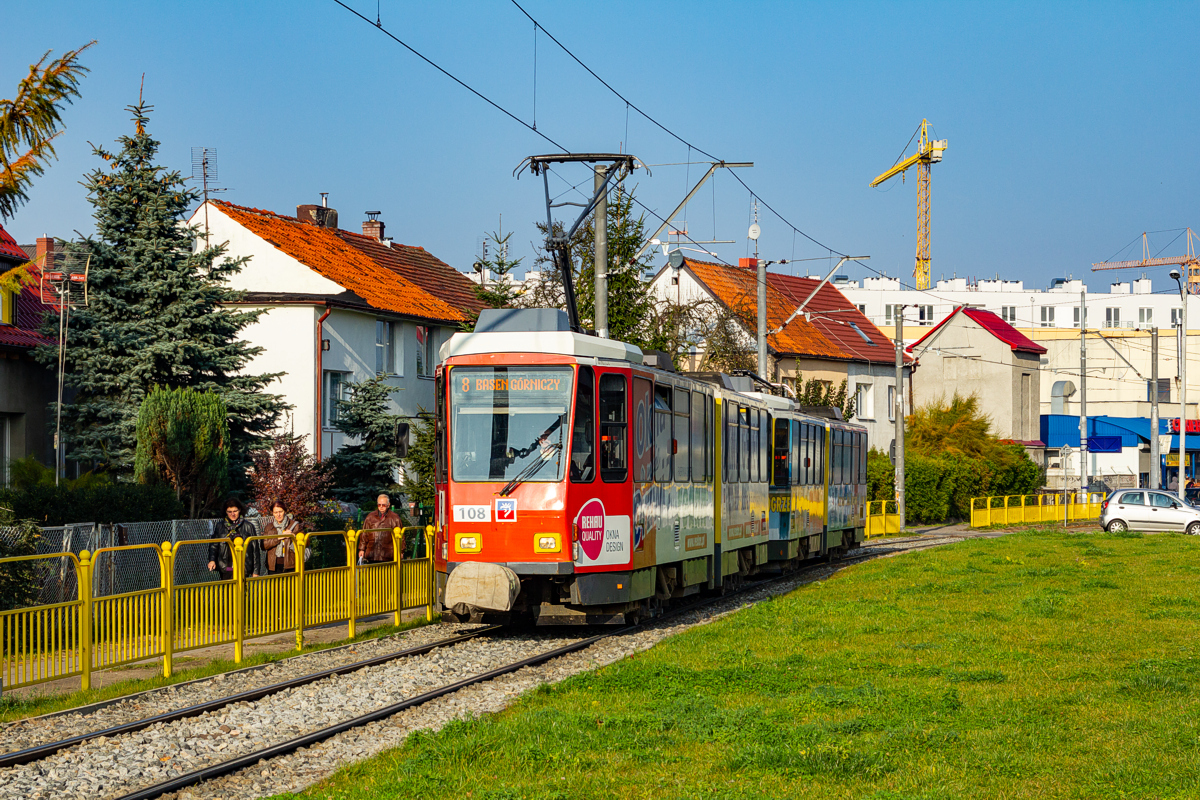 KT4Dt #108+112: Szczecin, ul. Kwiatowa 