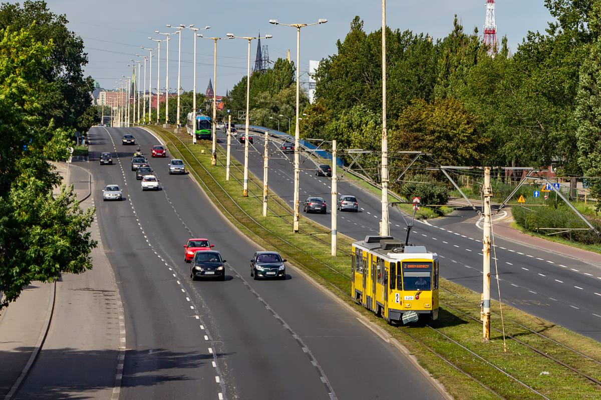 KT4Dt #129: Szczecin, ul. Gdańska 