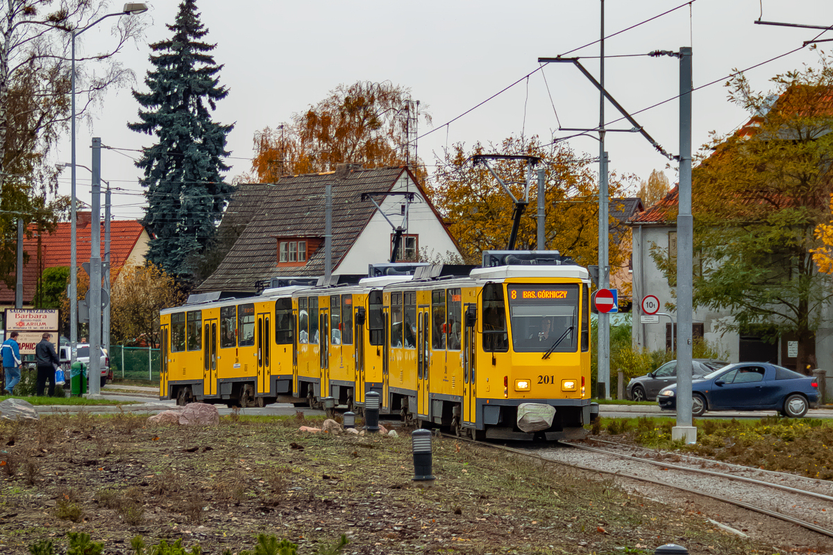 T6A2D #201+205+206: Szczecin, Rondo Gierosa