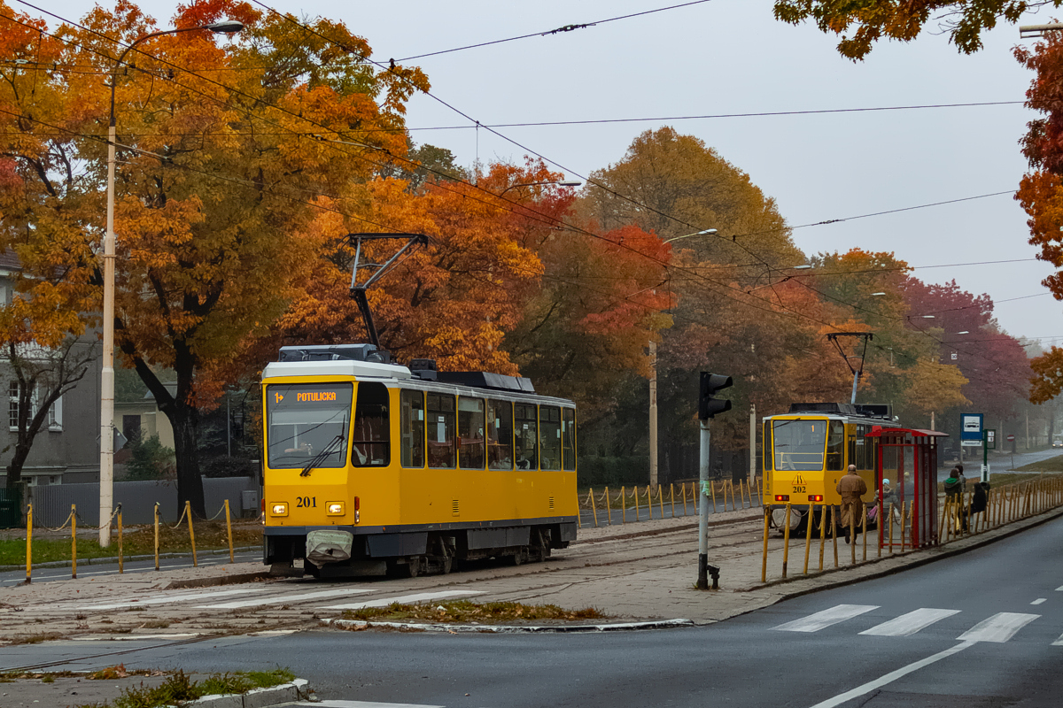 T6A2D #201: Szczecin, al. Wojska Polskiego 