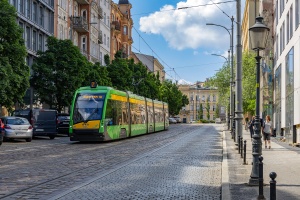Tramino S105P #542: Poznań, ul. Podgórna