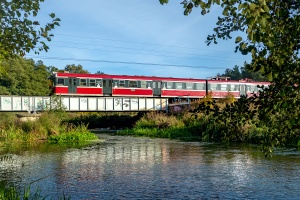 EN57-1408+847: Rogoźno Wielkopolskie - Tarnowo Rogozińskie EN57-1408+847: Rogoźno Wielkopolskie - Tarnowo Rogozińskie