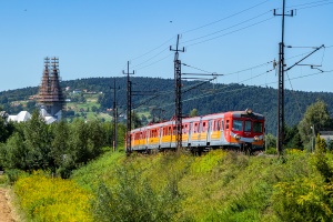 EN57-840: Nowy Sącz Chełmiec - Nowy Sącz Miasto