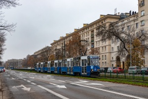 105Na #HZ255+HZ256+HZ257: Kraków, al. Solidarności