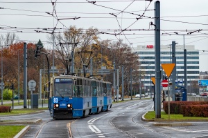 105Na #RZ204+RZ205+RZ206: Kraków, rondo Grzegórzeckie