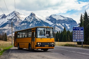 Ikarus 260.32 #3932: Białka Tatrzańska, granica państwa 