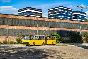 Ikarus 280.70E #118: Katowice, ul. Baildona Ikarus 280.70E #118: Katowice, ul. Baildona
