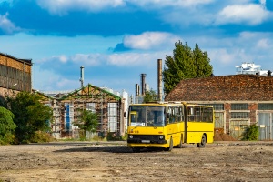 Ikarus 280.70E #118: Katowice, ul. Baildona Ikarus 280.70E #118: Katowice, ul. Baildona