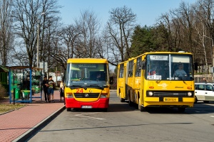 Ikarus 280.26 #4387: Bukowno, Dworzec PKP 