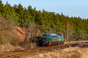 ST44-1103+SM42-826: Wieleń Północny - Krzyż