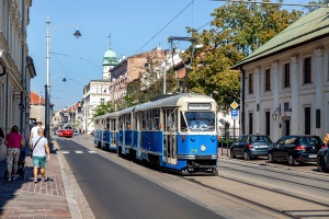 102Na #210+102NaD #155: Kraków, ul. Krakowska